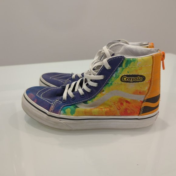 Vans Crayola High Tops sz3 - Picture 5 of 7